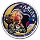 Republic of Ghana 1/2 oz Silver Baby Zodiac: Aries