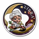 Republic of Ghana 1/2 oz Silver Baby Zodiac: Libra