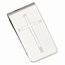 Rhodium Plated Cross Engravable Money Clip