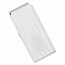 Rhodium Plated Lined w/Engravable Hinged Money Clip
