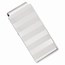 Rhodium-plated Stripes Engraveable Hinged Money Clip