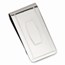 Rhodium-plated with Engraveable Area Money Clip - Fancy Nameplate