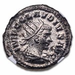 Roma Double Denarius Emperor Claudius II (268-270 AD) AU NGC