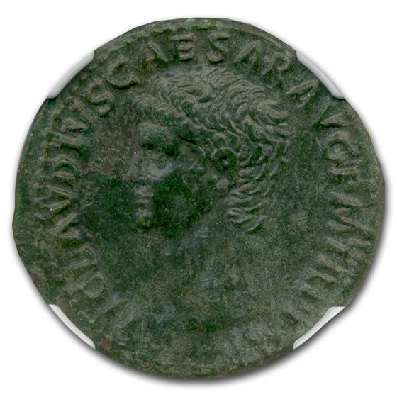 Roman AE As Emperor Claudius (41-54 AD) AU NGC Roman AE As Emperor Claudius (41-54 AD) AU NGC