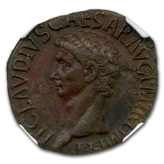 Roman AE As Emperor Claudius (41-54 AD) CH XF NGC Roman AE As Emperor Claudius (41-54 AD) CH XF NGC