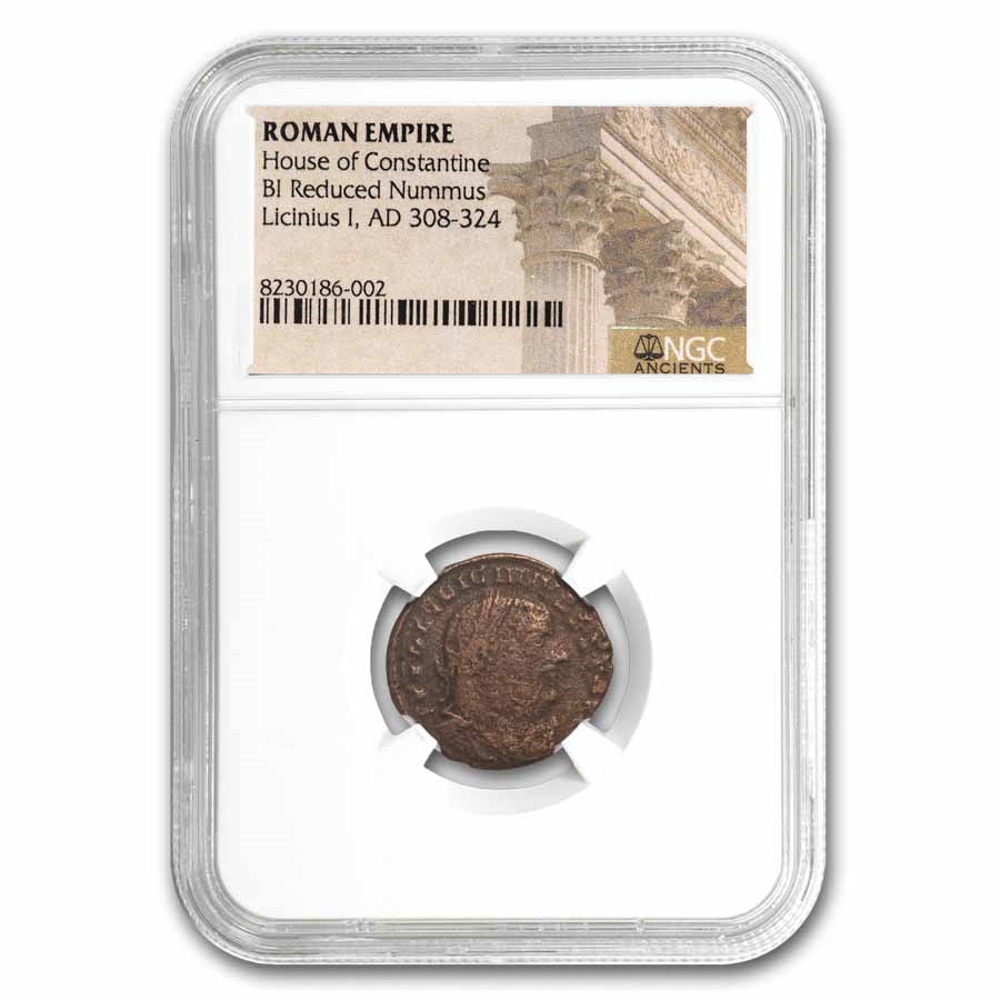 Roman AE Nummus Emperor Licinius I (308-324 AD) NGC (Random Coin)