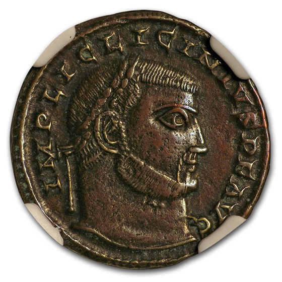 Roman AE Nummus Emperor Licinius I (308-324 AD) XF NGC Roman AE Nummus Emperor Licinius I (308-324 AD) XF NGC