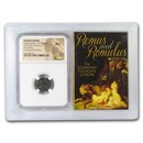 Roman AE Nummus Romulus and Remus (330-340 AD) AU NGC (Vault) Roman AE Nummus Romulus and Remus (330-340 AD) AU NGC (Vault)