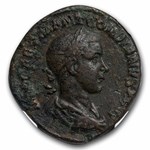 Roman AE Sestertius Emp Gordian III (238-244 AD) VF NGC