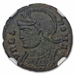 Roman AE3/4 BI Nummus Constantinian (330-340 AD) XF NGC