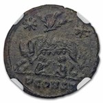 Roman AE3/4 BI Nummus Constantinian (330-340 AD) XF NGC