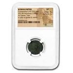 Roman AE3 Bi Nummus Constantine II (337-340 AD) VF NGC
