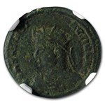 Roman AE3 Bi Nummus Constantine II (337-340 AD) VF NGC