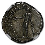 Roman AR Ag Denarius Emperor Commodus (177-192 AD) AU NGC
