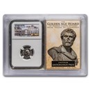 Roman AR Denarius Anton. Pius XF NGC (Golden Age Hoard Vault) Roman AR Denarius Anton. Pius XF NGC (Golden Age Hoard Vault)