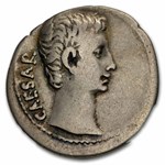 Roman AR Denarius Augustus (27 BC-14 AD) Ch Fine (RIC I 475)