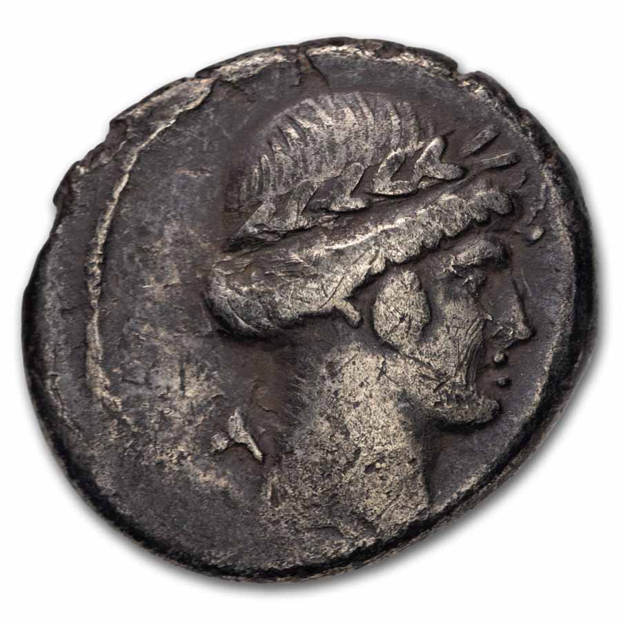 Roman AR Denarius C.Considius Paetus 46 BC, VF Cr-465/2a