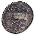 Roman AR Denarius C.Considius Paetus (46 BC) VF (Cr-465/2a)