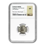 Roman AR Denarius Elagabalus (218-222 AD) VF NGC (Random Coin)