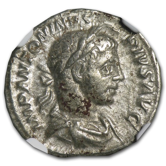 Roman AR Denarius Elagabalus (218-222 AD) VF NGC (Random Coin) Roman AR Denarius Elagabalus (218-222 AD) VF NGC (Random Coin)