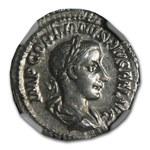Roman AR Denarius Emp. Gordian III Ch-VF NGC (238-244 AD)