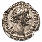 Roman AR Denarius Emperor Antoninus Pius (138-161 AD) VF NGC