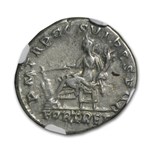 Roman AR Denarius Emperor Trajan (98-117 AD) XF NGC