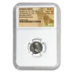 Roman AR Denarius Faustina Sr. (138-140/1 AD) CH Fine NGC