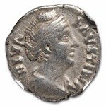 Roman AR Denarius Faustina Sr. (138-140/1 AD) Fine NGC (Random)