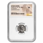 Roman AR Denarius Faustina Sr. (138-140/1 AD) VF NGC