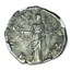 Roman AR Denarius Faustina Sr (138-141 AD) Ch XF NGC (Posthumous)