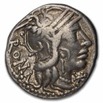 Roman AR Denarius Fulvius/Calidius/Metellus (C.117-116 BC) Fine