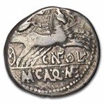 Roman AR Denarius Fulvius/Calidius/Metellus (C.117-116 BC) Fine