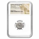 Roman AR Denarius Marc Antony Legionary (30 BC) NGC (Random)