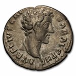 Roman AR Denarius Marcus Aurelius (139-161 AD) VF (RIC 446)