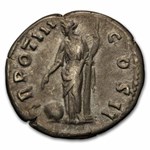 Roman AR Denarius Marcus Aurelius (139-161 AD) VF (RIC 446)