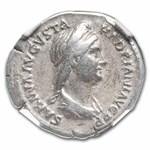 Roman AR Denarius Sabina (128-136/7 AD) VF NGC (Random)