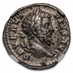 Roman AR Denarius Sept. Severus (193-211 AD) VF NGC (Random Coin)