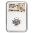 Roman AR Double Denarius Herennius Etruscus (251 AD) VF NGC