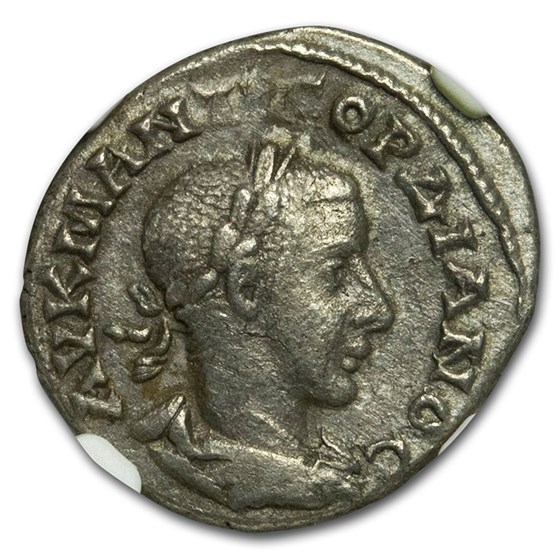 Roman AR Drachm Gordian III/Mt. Argaeus (238-244 AD) Ch XF NGC Roman AR Drachm Gordian III/Mt. Argaeus (238-244 AD) Ch XF NGC