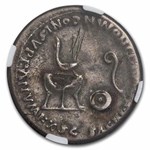 Roman AR Plated Denarius Nero (57-58 AD) VF NGC (Fouree-RIC I 77)