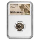 Roman AR Silver Denarius Emperor Trajan (98-117 AD) Fine NGC