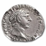 Roman Arabia AR Drachm Trajan (98-117 AD) Ch VF NGC