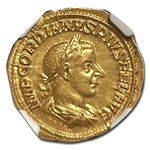 Roman AV Aureus Gordian III (238-244 AD) MS NGC (RIC 164 Corr)