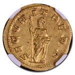 Roman AV Aureus Gordian III (238-244 AD) MS NGC (RIC 164 Corr)
