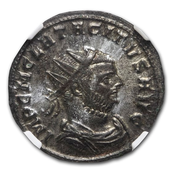 Buy Roman Bi Aurelianianus Emperor Tacitus (275-276 AD) AU NGC | APMEX