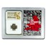 Roman BI Dbl Denarius Victorinus VF NGC (Petherton Hoard Vault)
