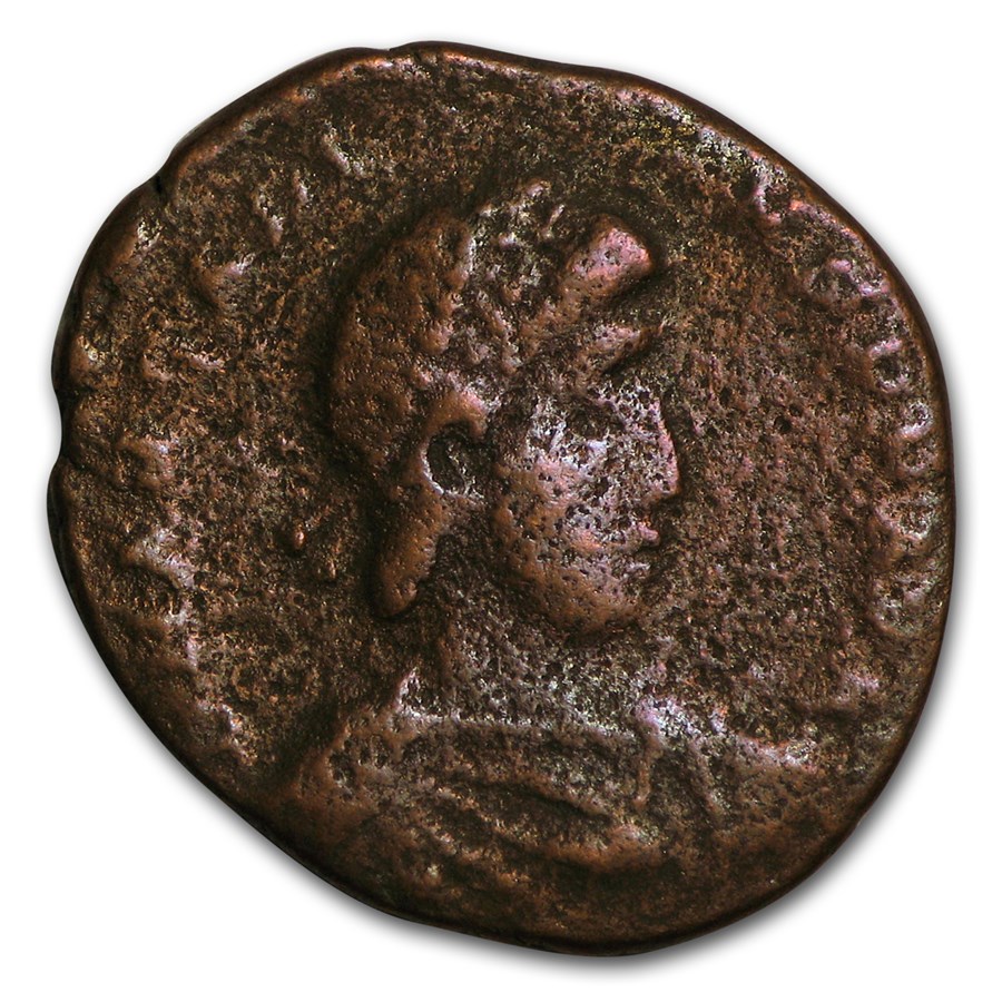 Roman Bronze AE Emperor Arcadius (395-408 AD) Cult of the Madonna