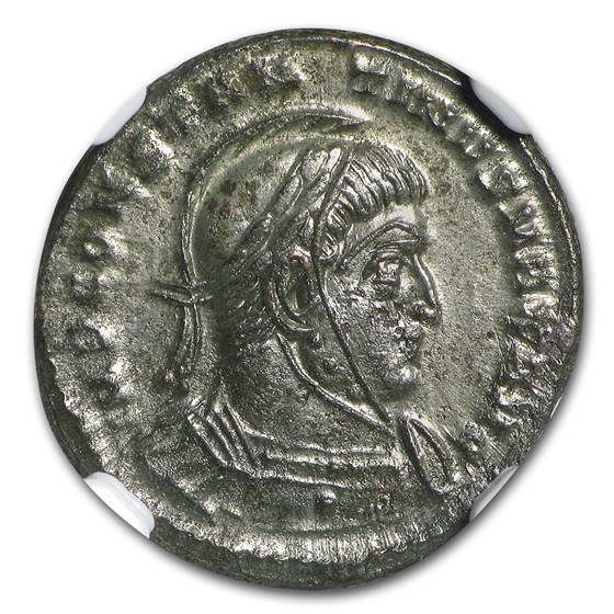 Roman Bronze AE3 Emperor Constantine I (307-337 AD) MS NGC Roman Bronze AE3 Emperor Constantine I (307-337 AD) MS NGC