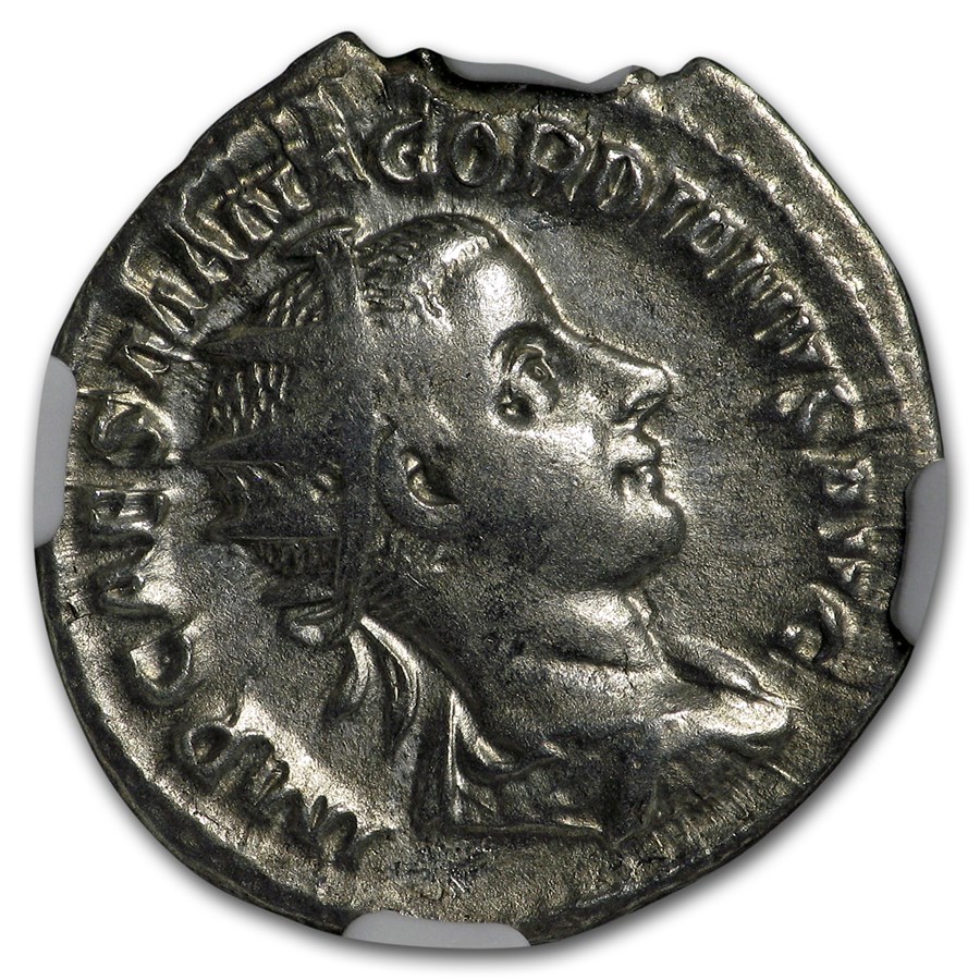 Roman Dbl Denarius Gordian III (238-244 AD) Ch VF NGC (Random)